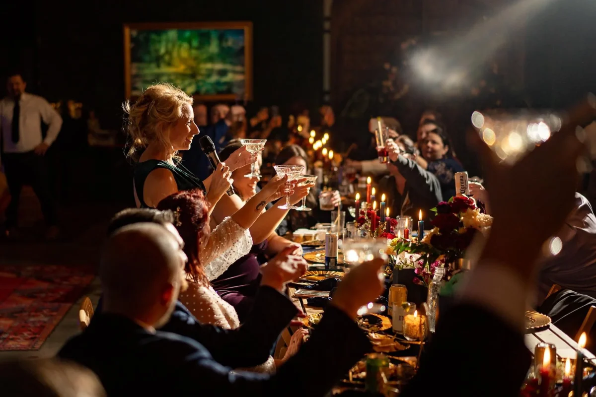 Candlelit private dinner at Somerhaus Cincinnati venue